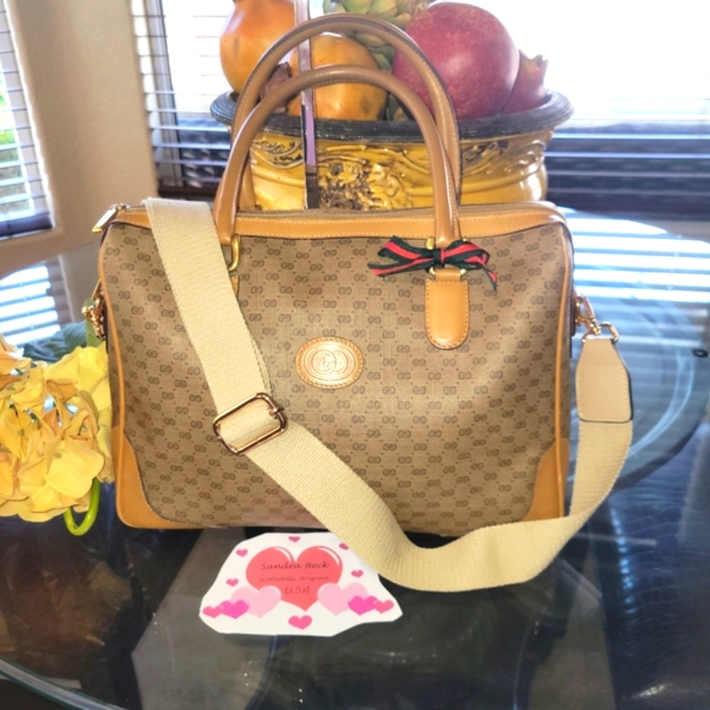 ♥️ GUCCI SUPREME GG BOSTON BAG SALE!  AUTHENTIC!!!